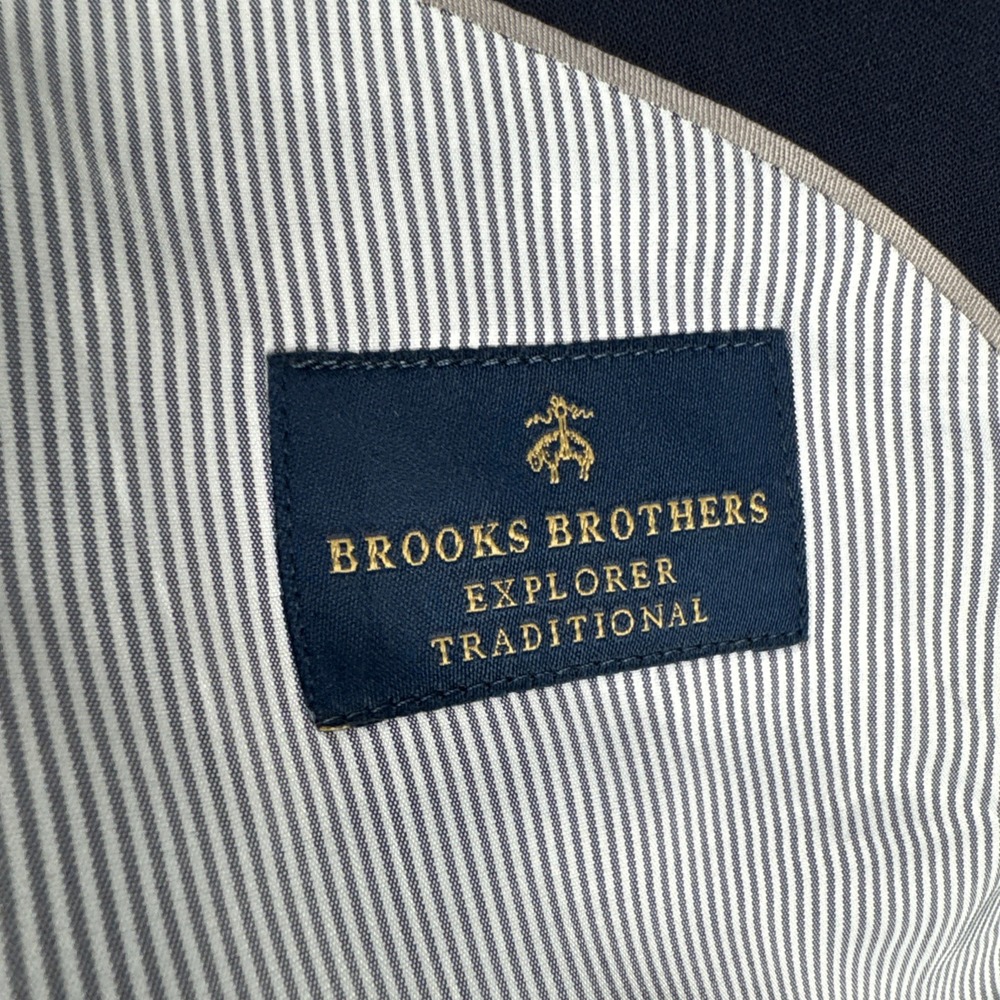 Brooks Brothers Explorer Traditional Fit Blue Blazer 48R Office Business - Picture 7 of 10